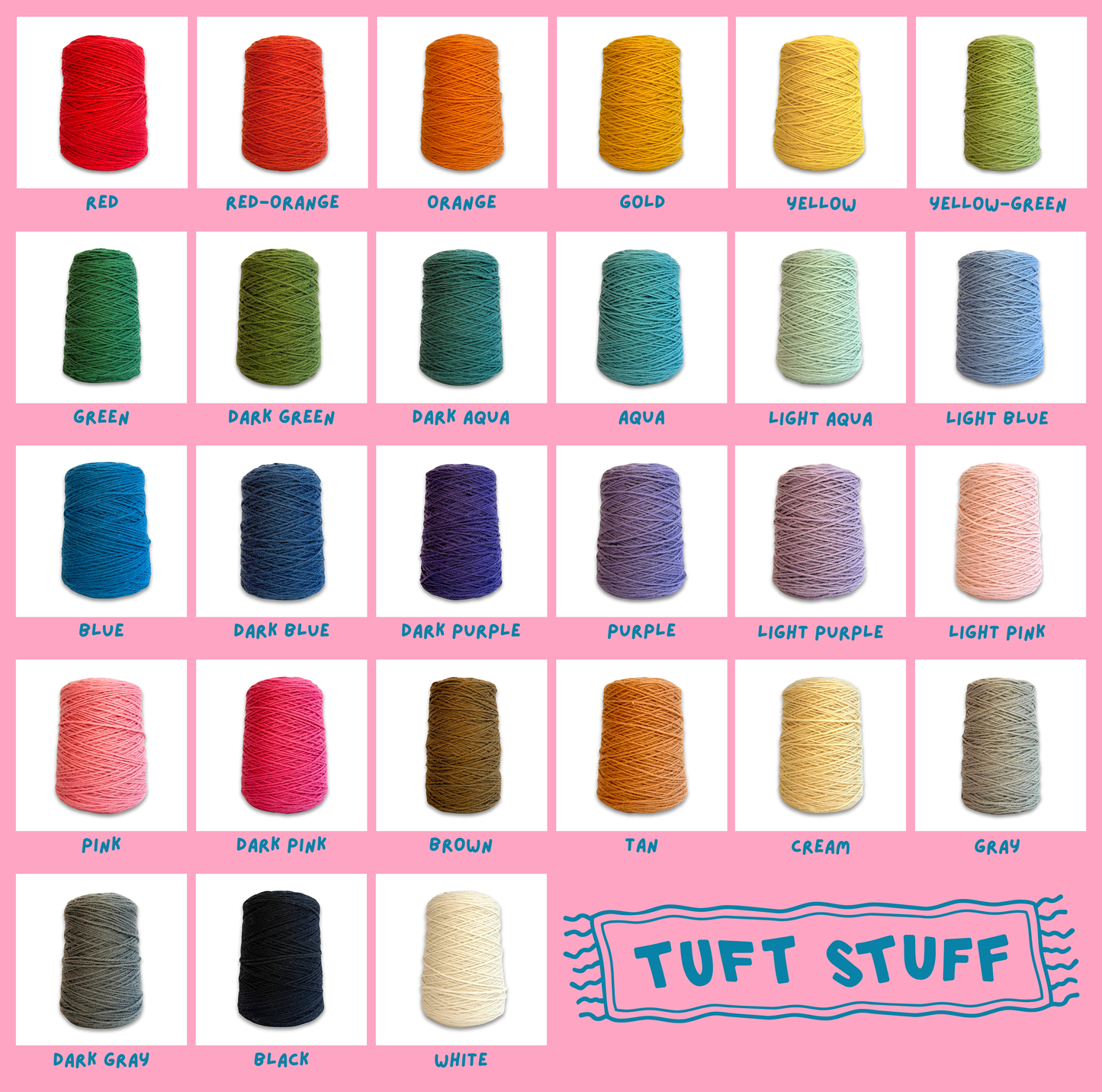 New Zealand Sheep's Wool Rug Tufting Yarn