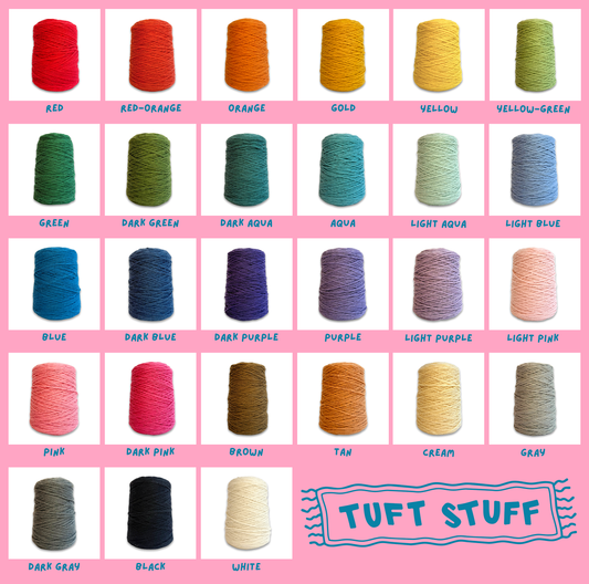 New Zealand Sheep's Wool Rug Tufting Yarn
