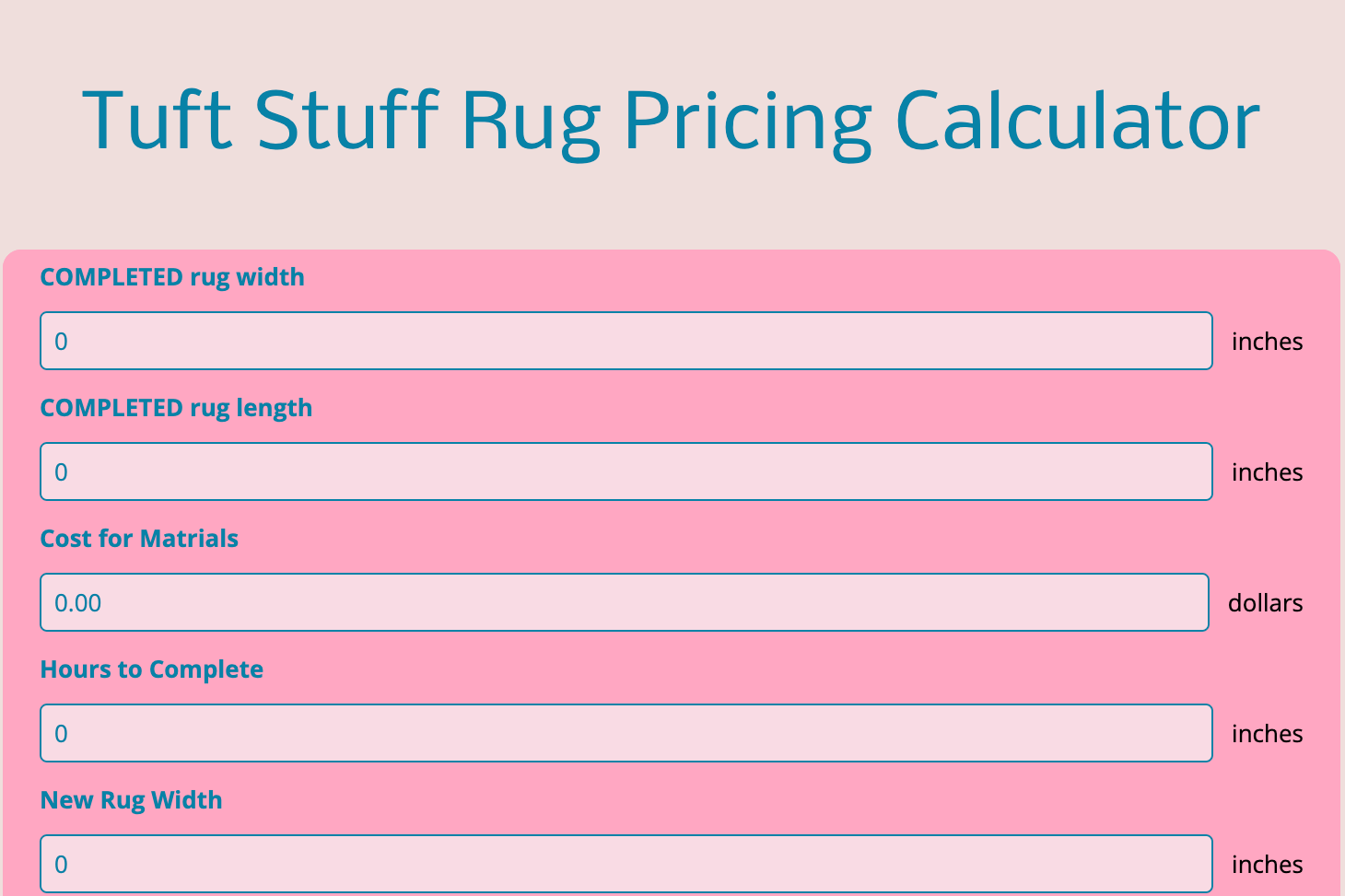 Tuff Stuff Rug How Should I Price My Tufted Rugs? – Tuft Stuff