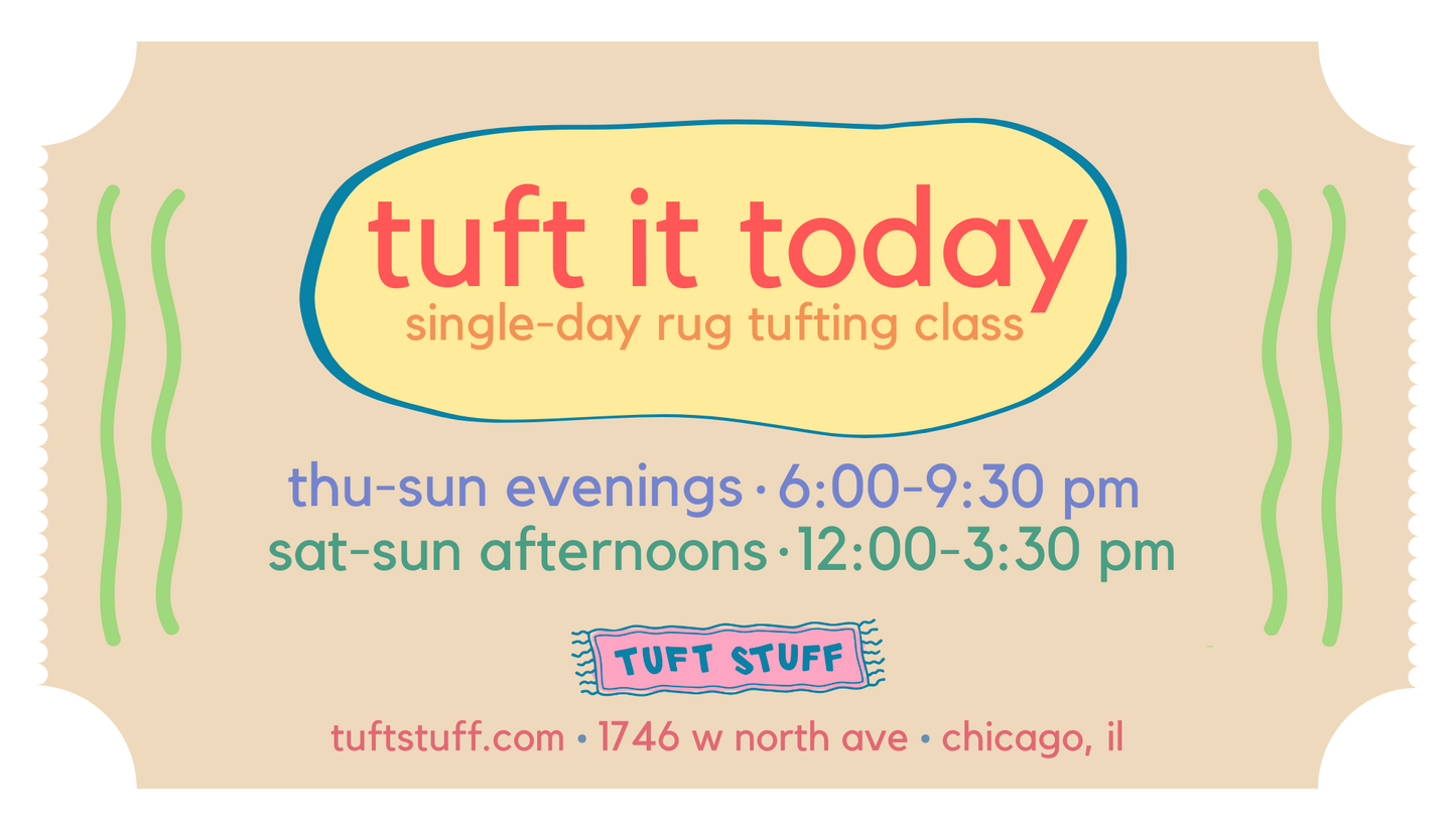 Tuft It Today Rug Making Class - December 2025