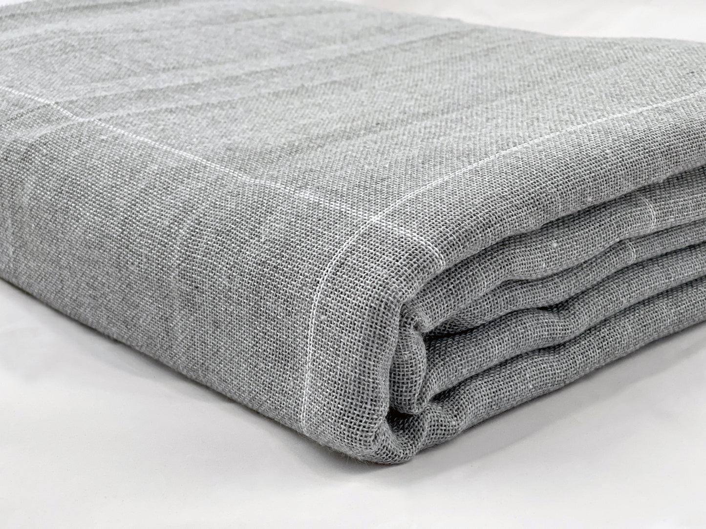 Gray white woven final backing cloth